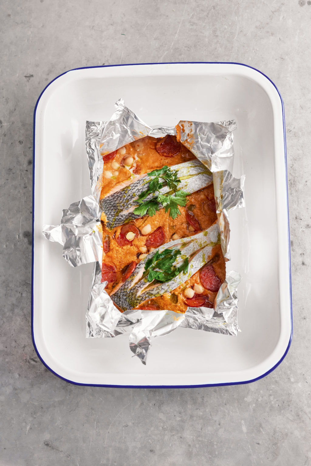 Jamie Oliver Salmon in Bag Recipe | One Pan Wonders Channel 4