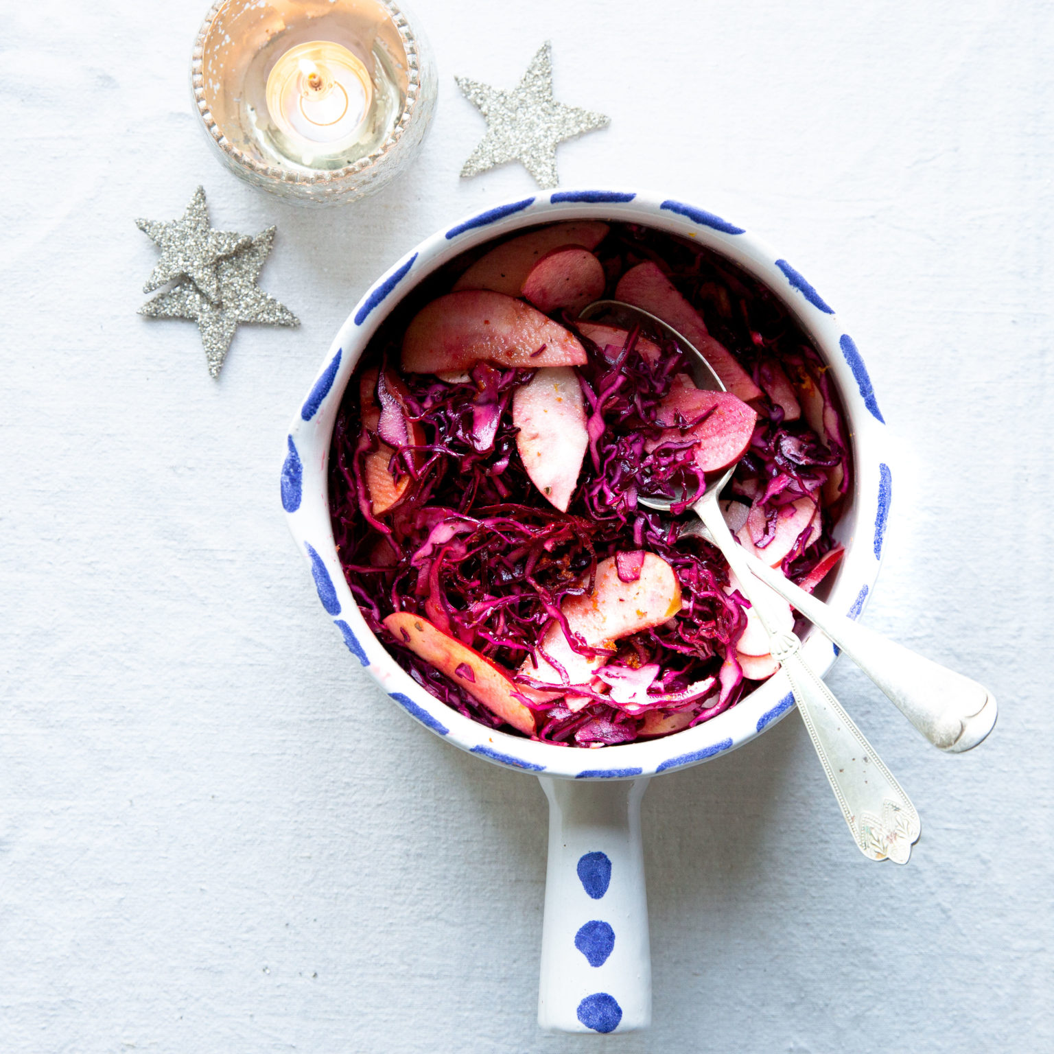 Meliz Berg (Un)Braised Cabbage Slaw Recipe Christmas Sides