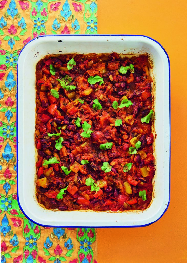 Rukmini Iyer’s All-In-One Red Kidney Bean Curry With Tomatoes & Peppers