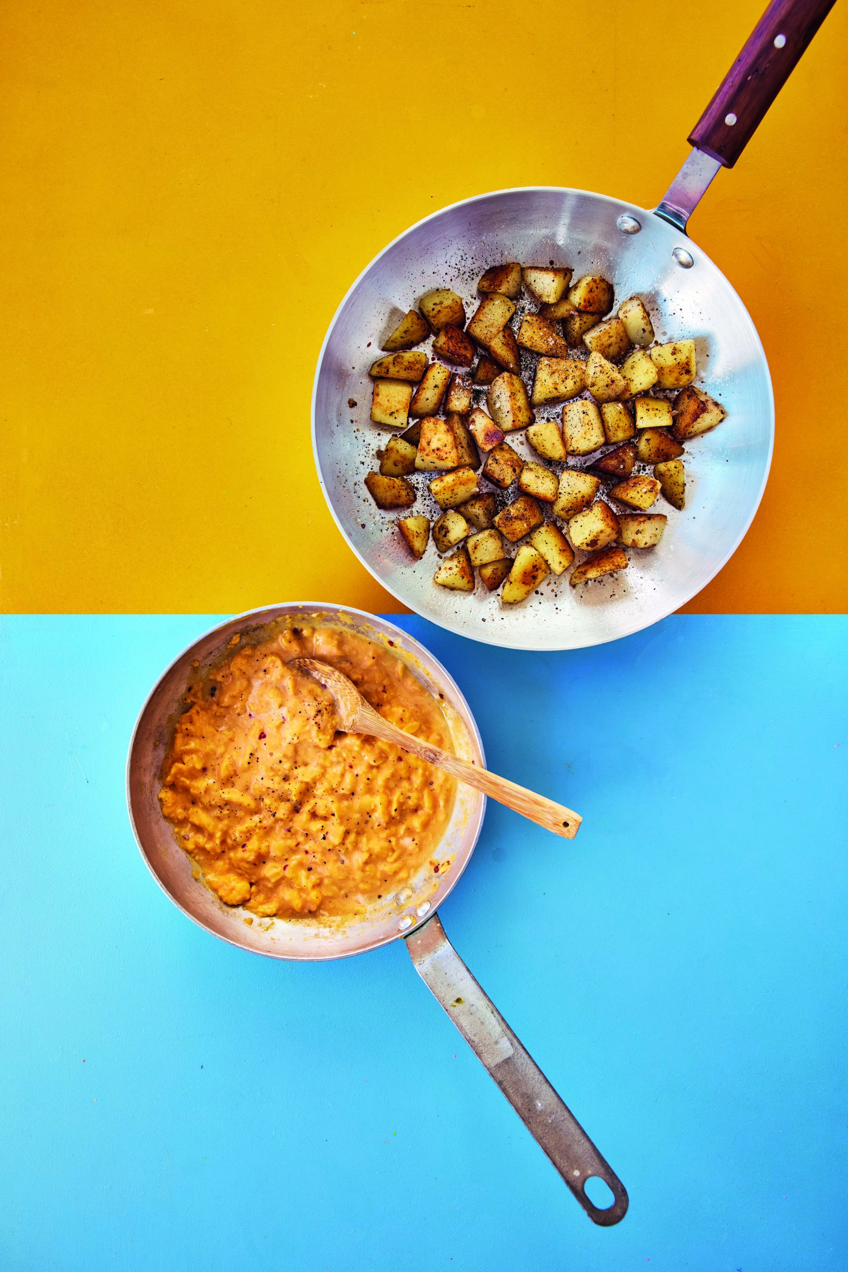 Rukmini Iyer’s Bengali Salt & Pepper Potatoes with Scrambled Eggs