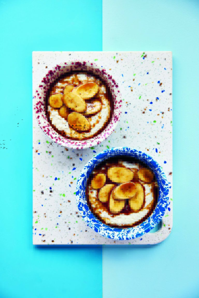 Rukmini Iyer’s Black Pepper Bananas with Palm Sugar & Porridge