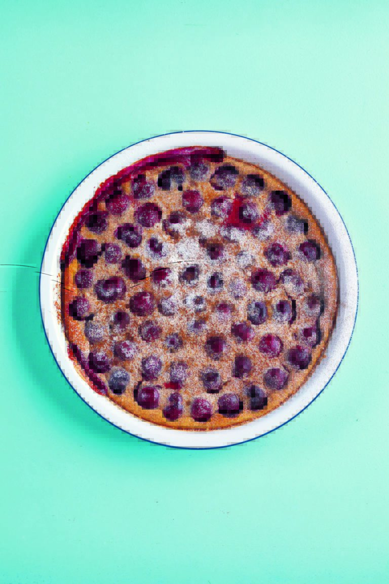 Cinnamon Cherry Clafoutis