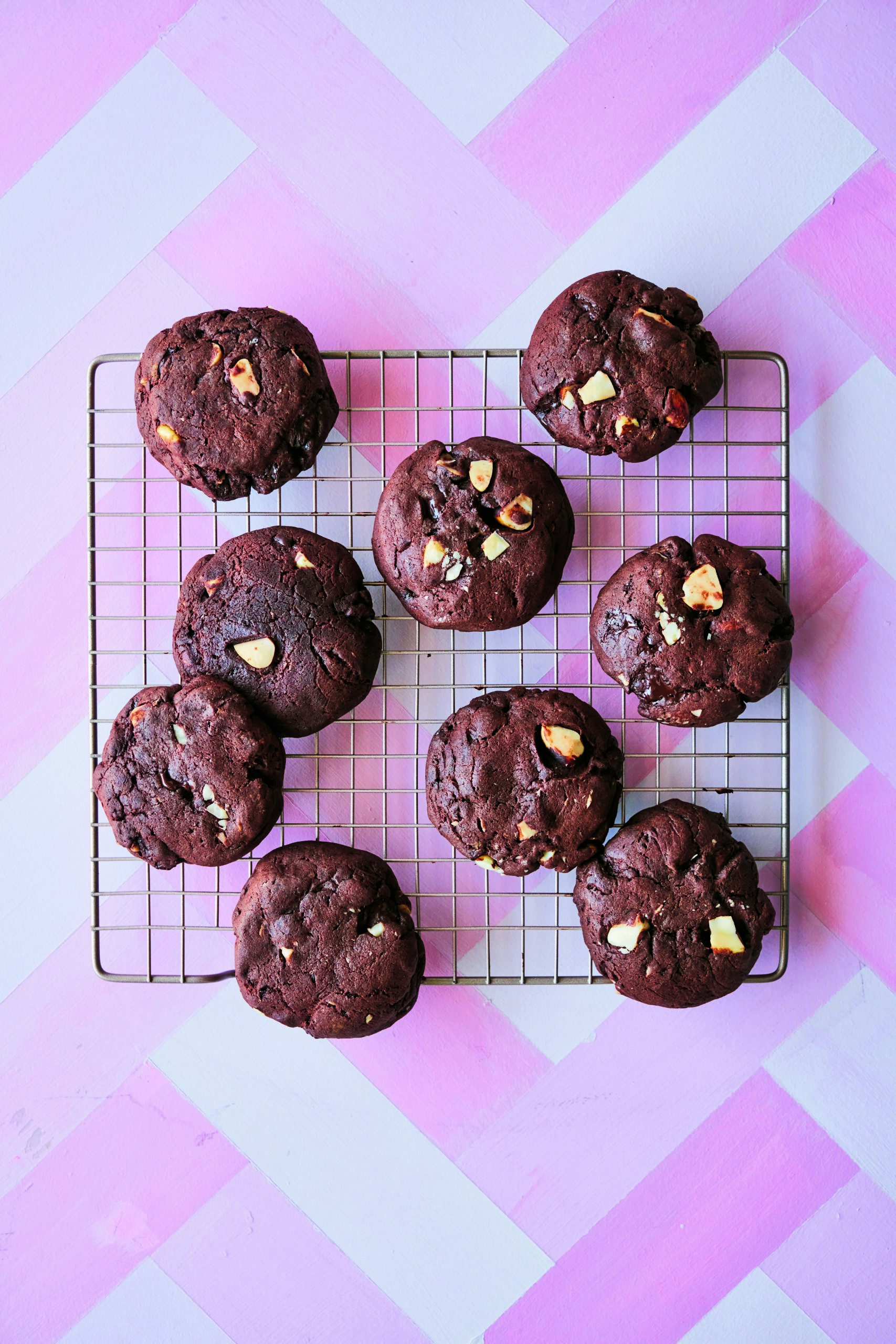 Chocolate, Coconut and Brazil Nut Cookies