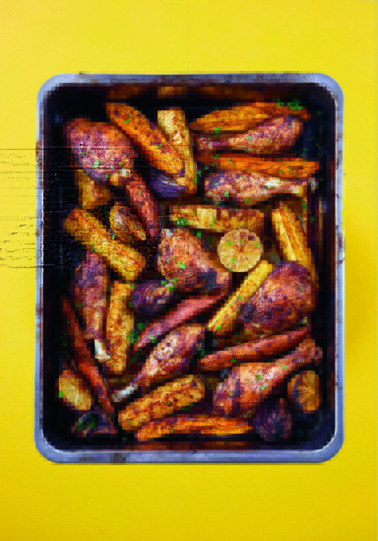 Rukmini Iyer’s Jerk Chicken with Sweet Potato, Pineapple, & Lime