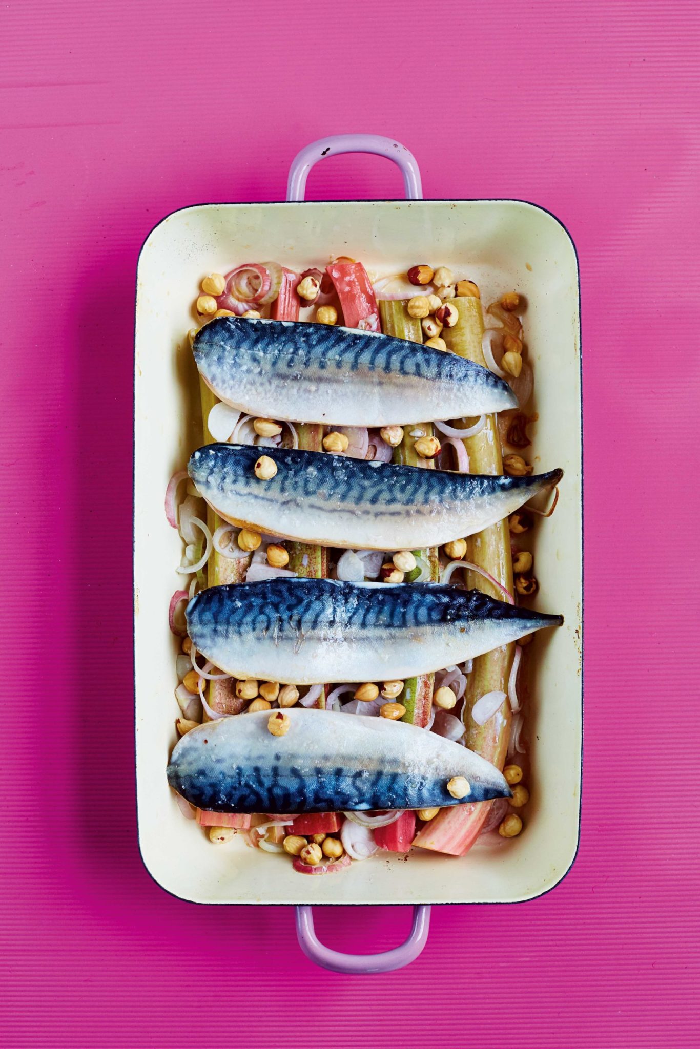 Rukmini Iyer Mackerel and Rhubarb Recipe Dinner Party Starter