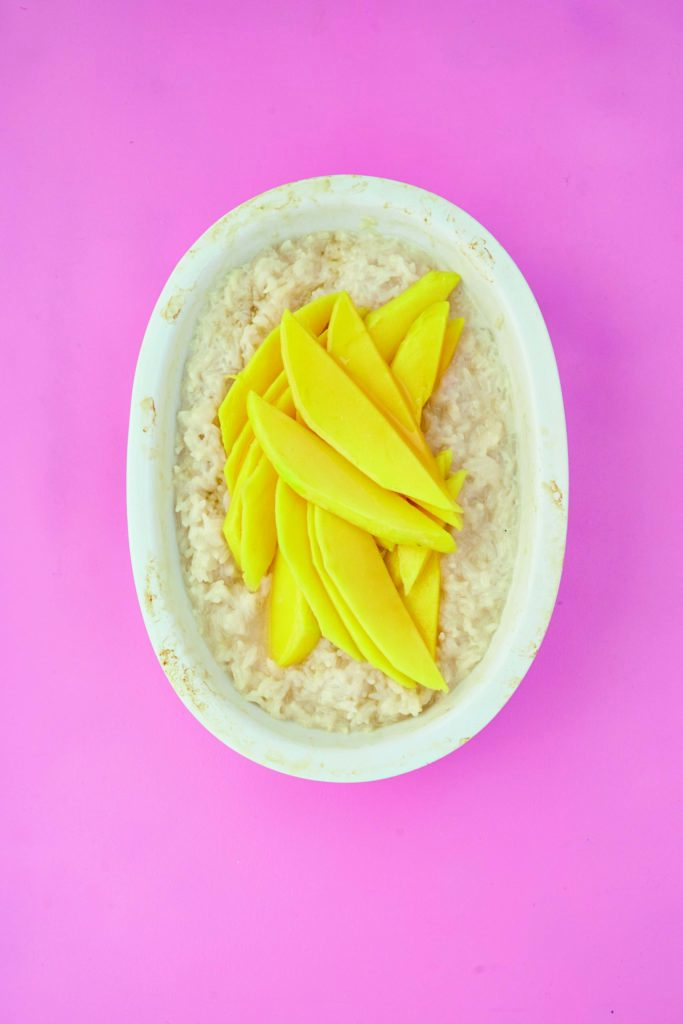 Mango and Coconut Rice Pudding
