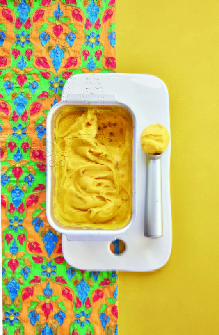 Rukmini Iyer’s Mango, Stem Ginger & Lime Ice Cream