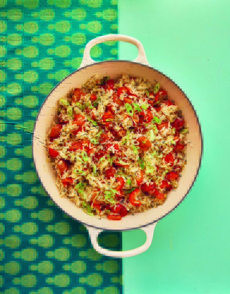 Rukmini Iyer’s Mum’s All-In-One Spiced Tomato Rice