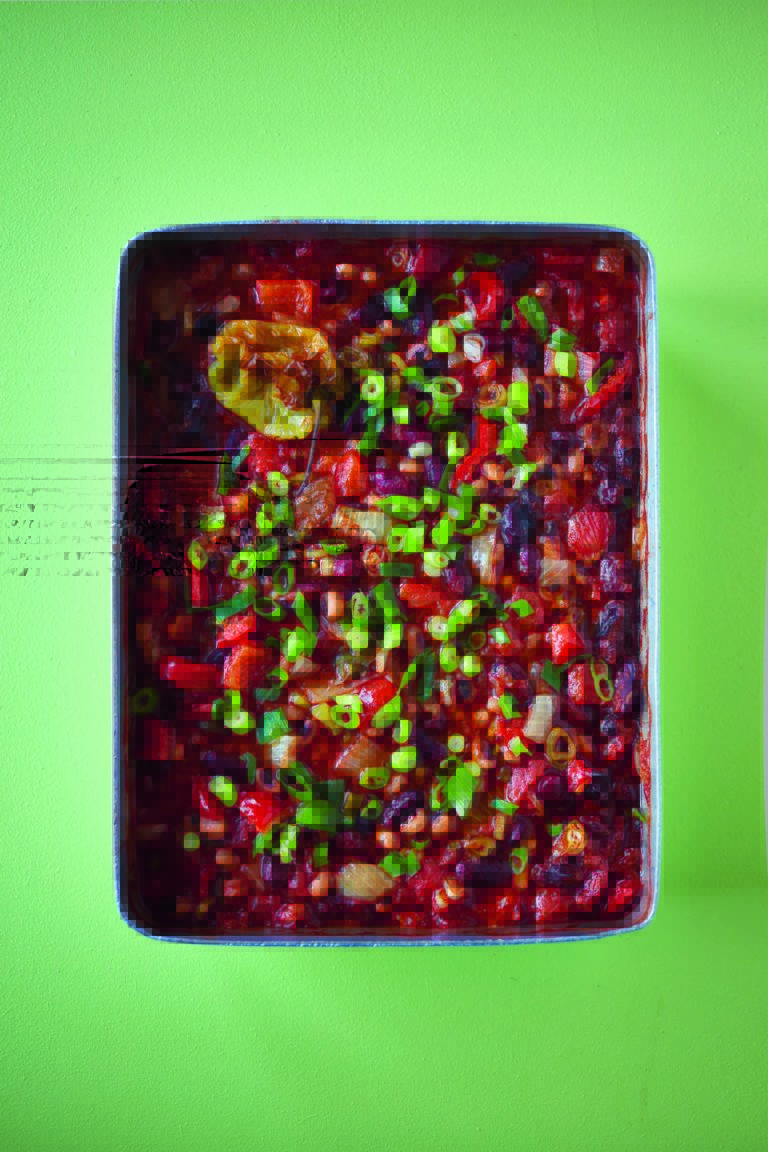 Rukmini Iyer’s Black-Eyed Beans with Tomatoes, Chilli and Ginger