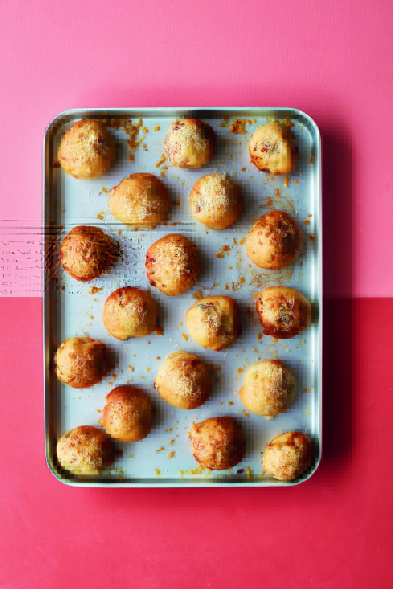 Rukmini Iyer’s Parmesan & Parma Ham Buns
