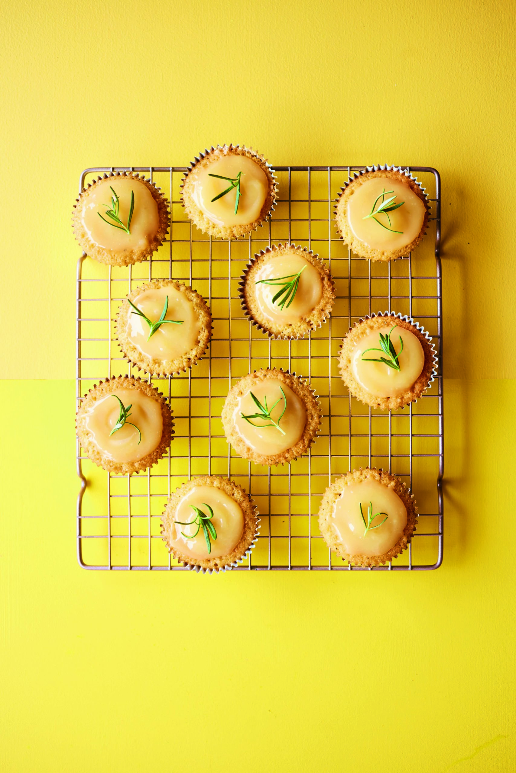 Rukmini Iyer’s Rosemary Lemon Curd Cupcakes