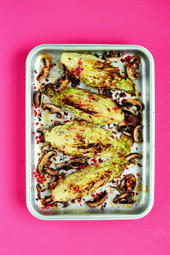 Rukmini Iyer Whole Roasted Cabbage Recipe | Warm Salads