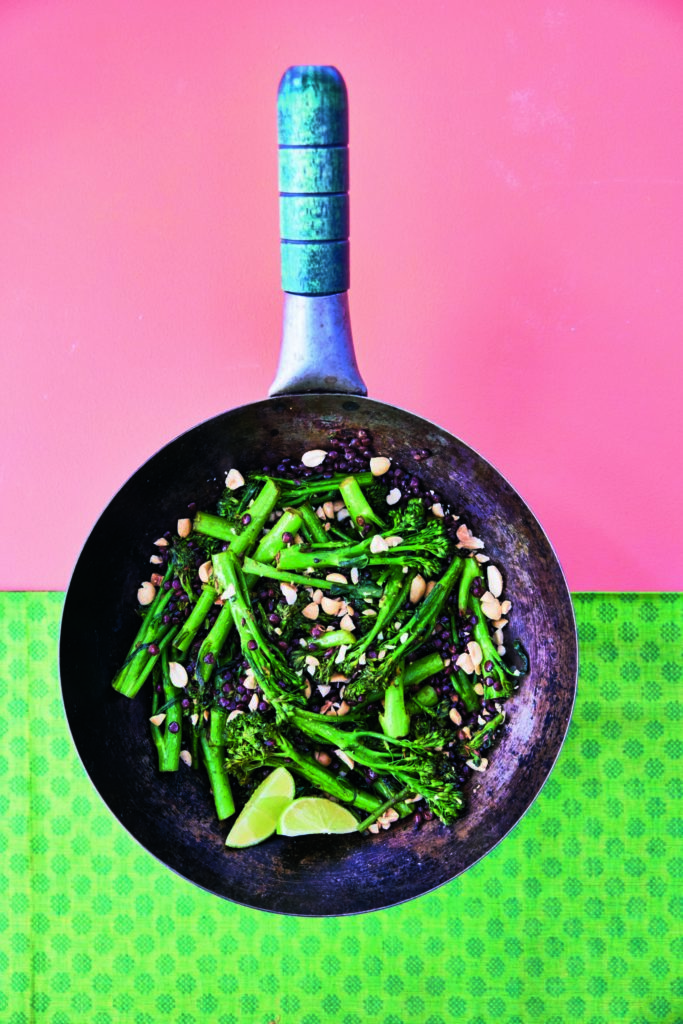 Rukmini Iyer’s South Indian Puy Lentil & Tenderstem Broccoli Stir Fry