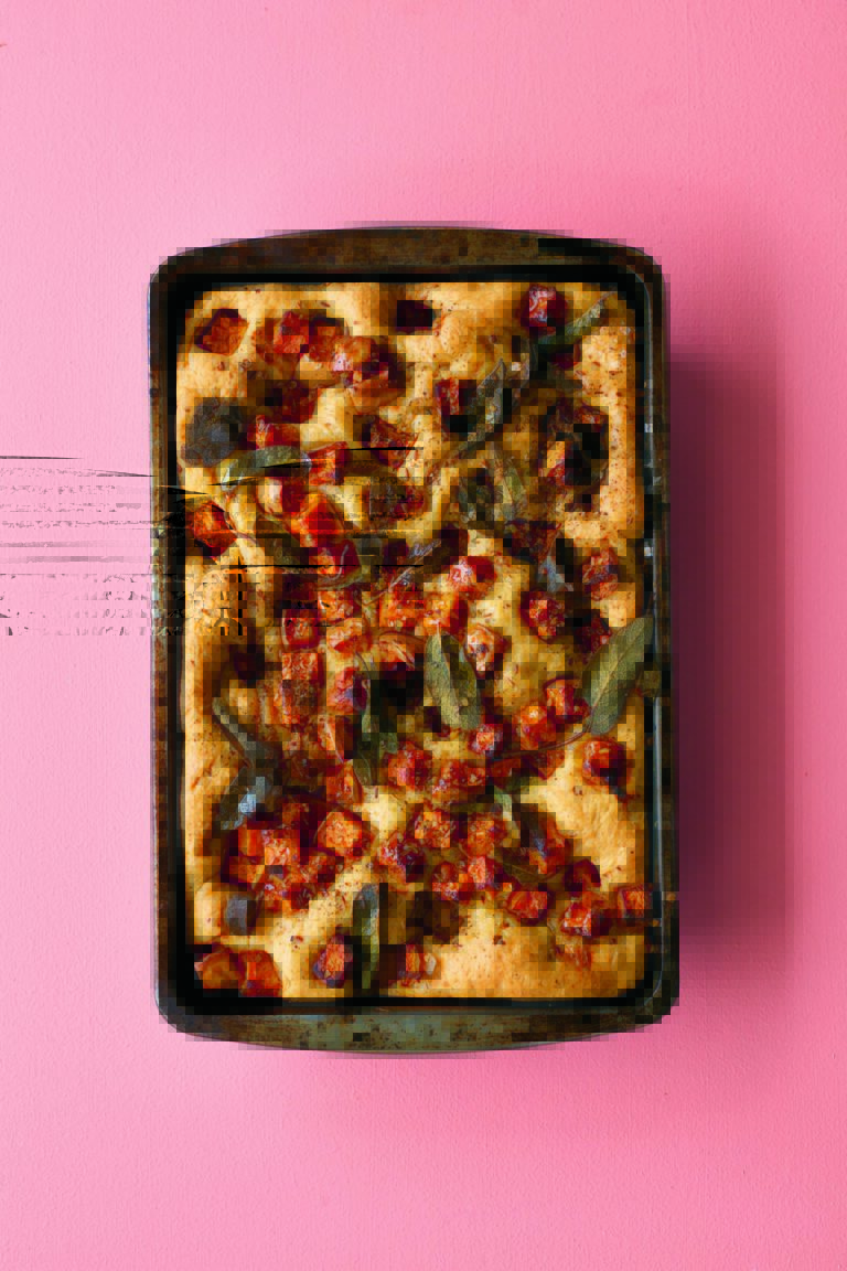 Rukmini Iyer’s Spiced Focaccia With Roasted Butternut Squash