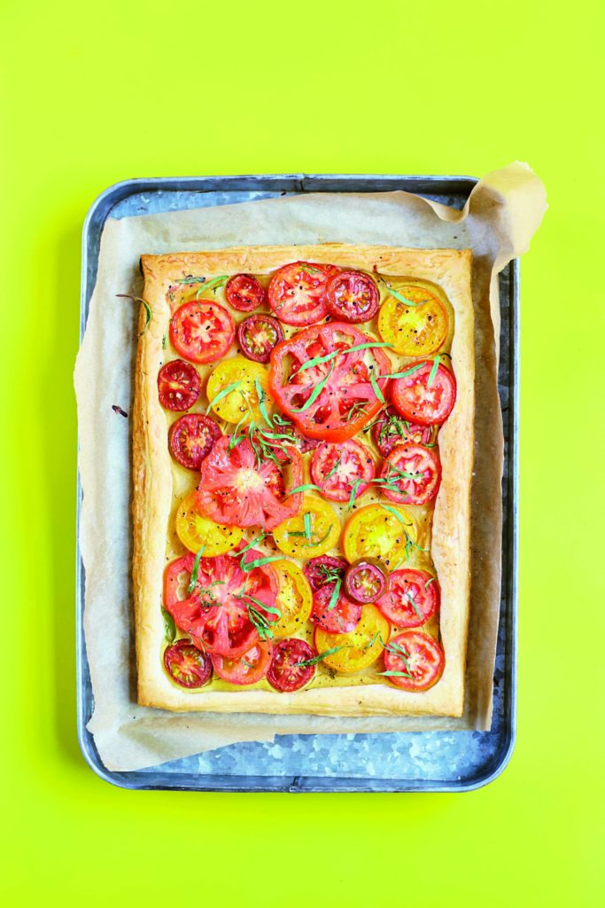 French Tomato and Mustard Tart With Tarragon