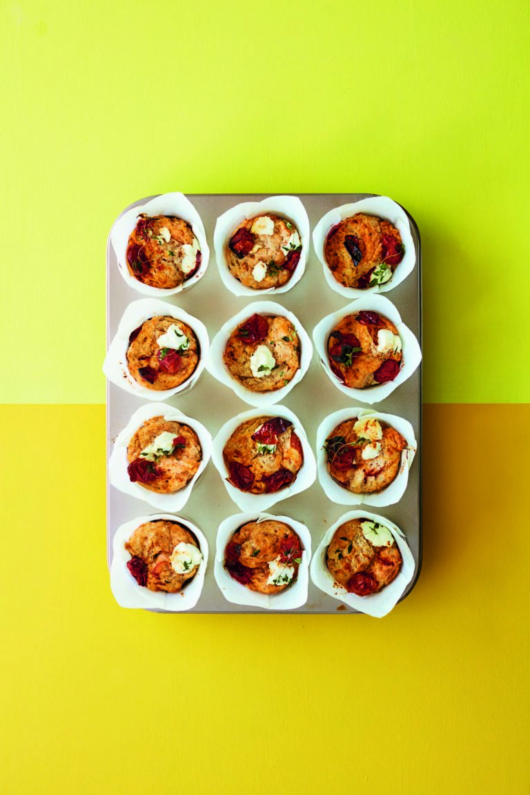 Rukmini Iyer’s Roasted Tomato, Ricotta & Thyme Muffins