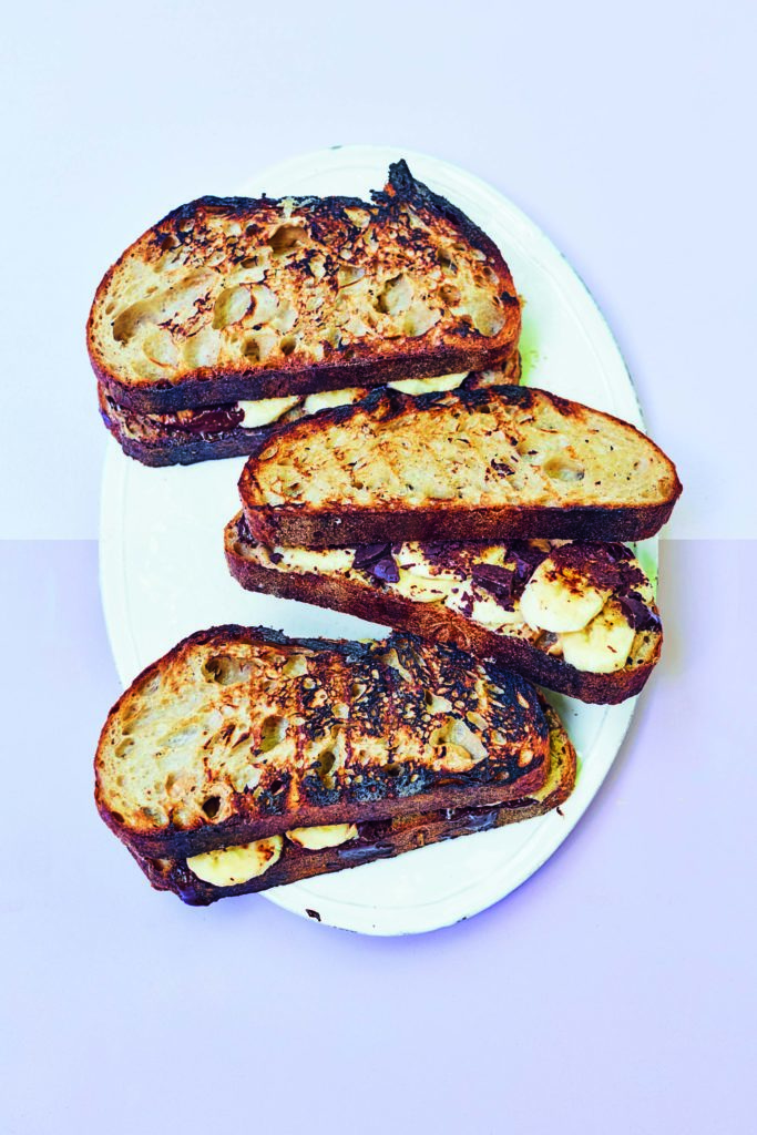 The Elvis Afternoon Barbecue Sandwich: Chocolate, Peanut Butter & Banana