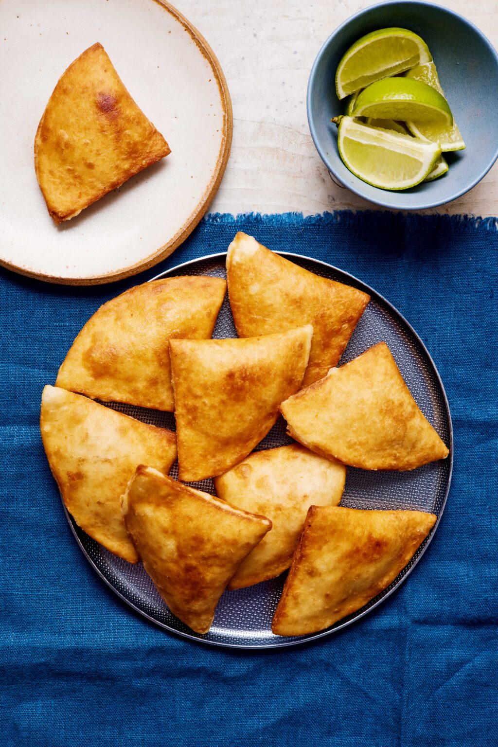 Easy Potato & Sweetcorn Tortilla Samosa Vegetarian Recipe