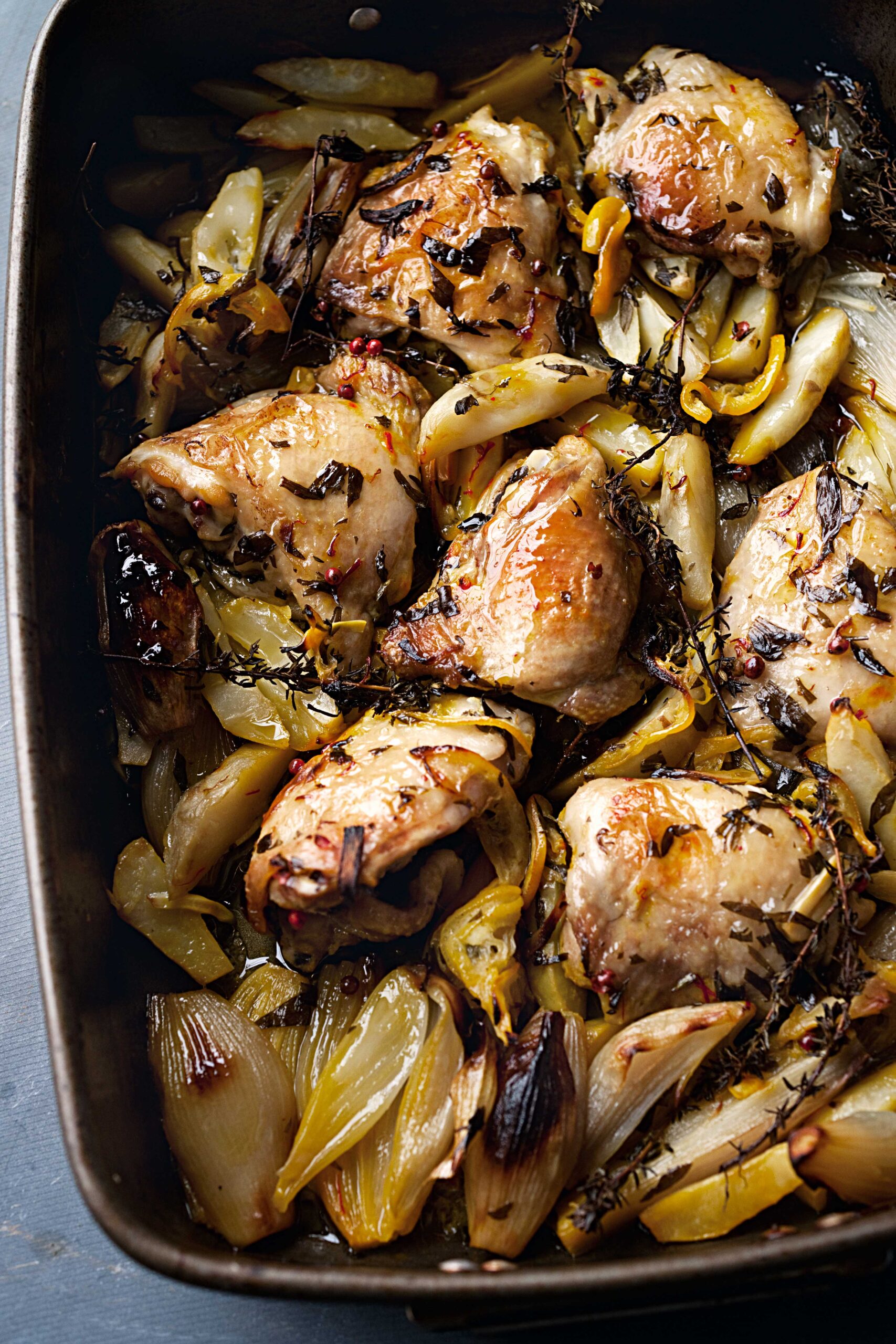 Ottolenghi Roast Chicken with Jerusalem Artichoke |