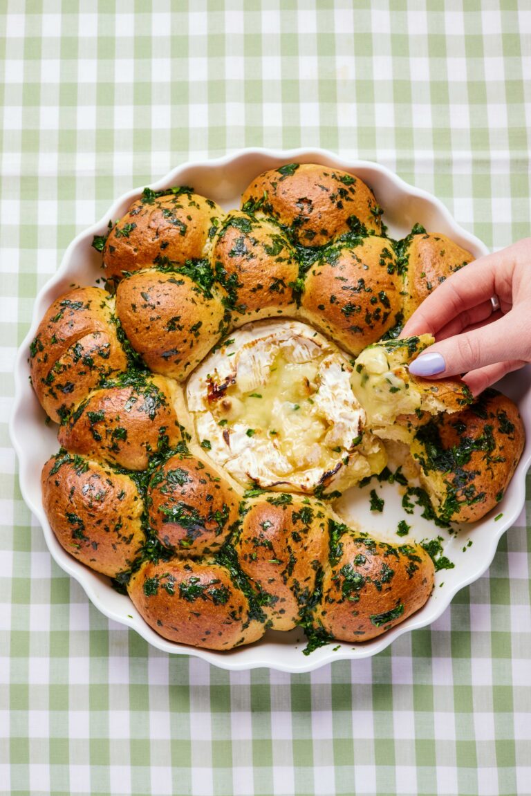 camembert tear and share bread