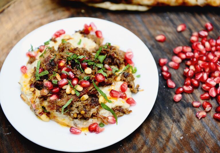 Spiced lamb aubergine and mint recipe