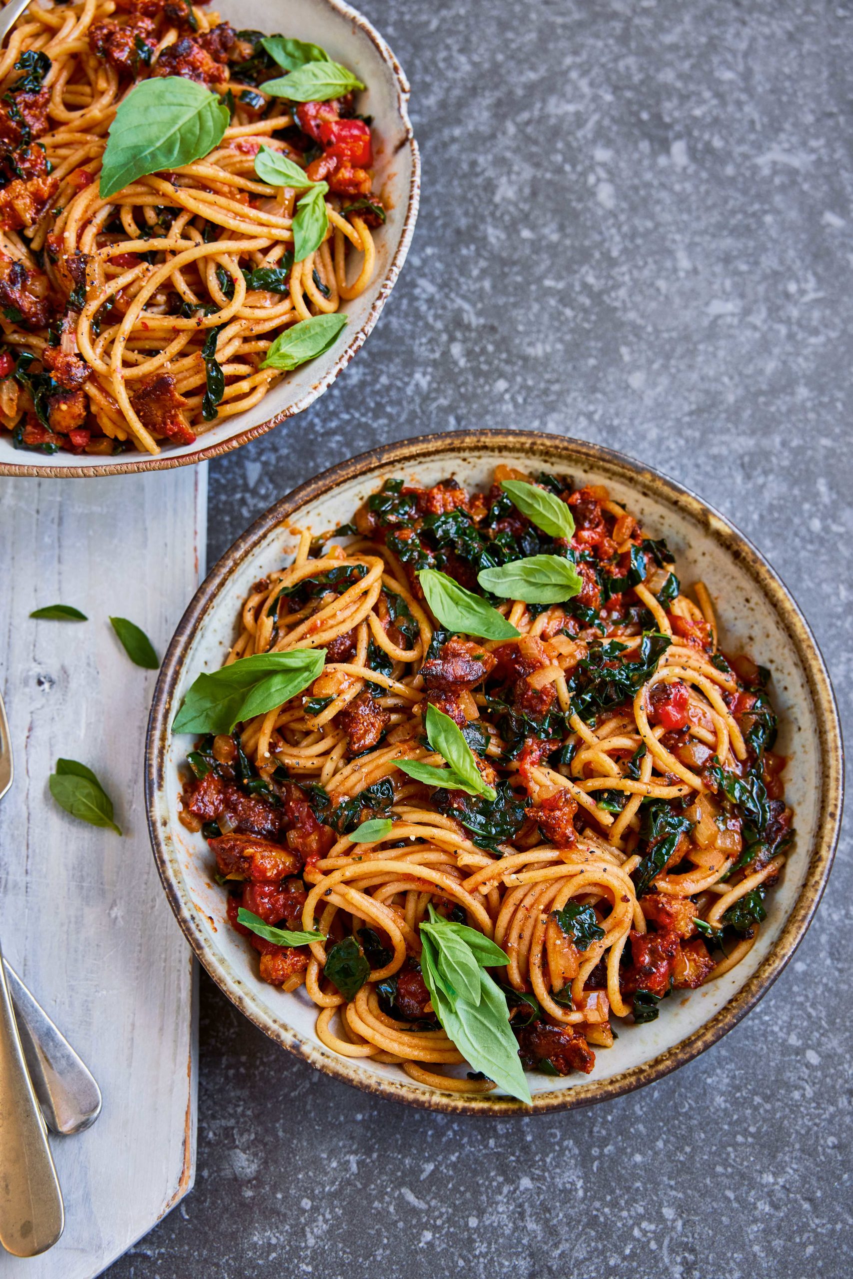 Dr Rupy's vegan Italian spaghetti