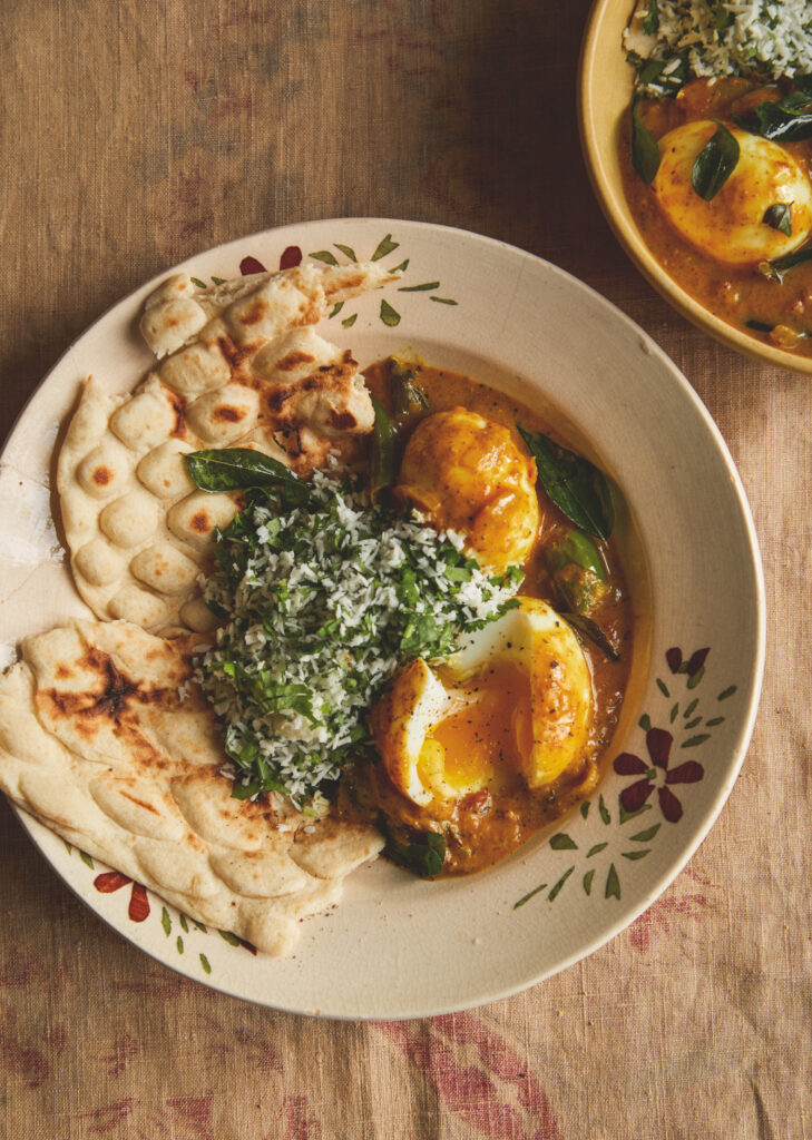 Egg curry the farm table
