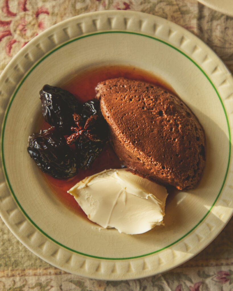 chocolate mousse from the farm table