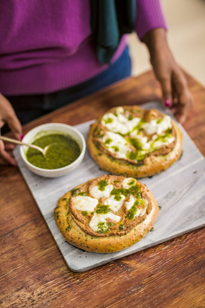 Nadiya-Simple-Spices-Smoky-Aubergine-Pizza-BBC2
