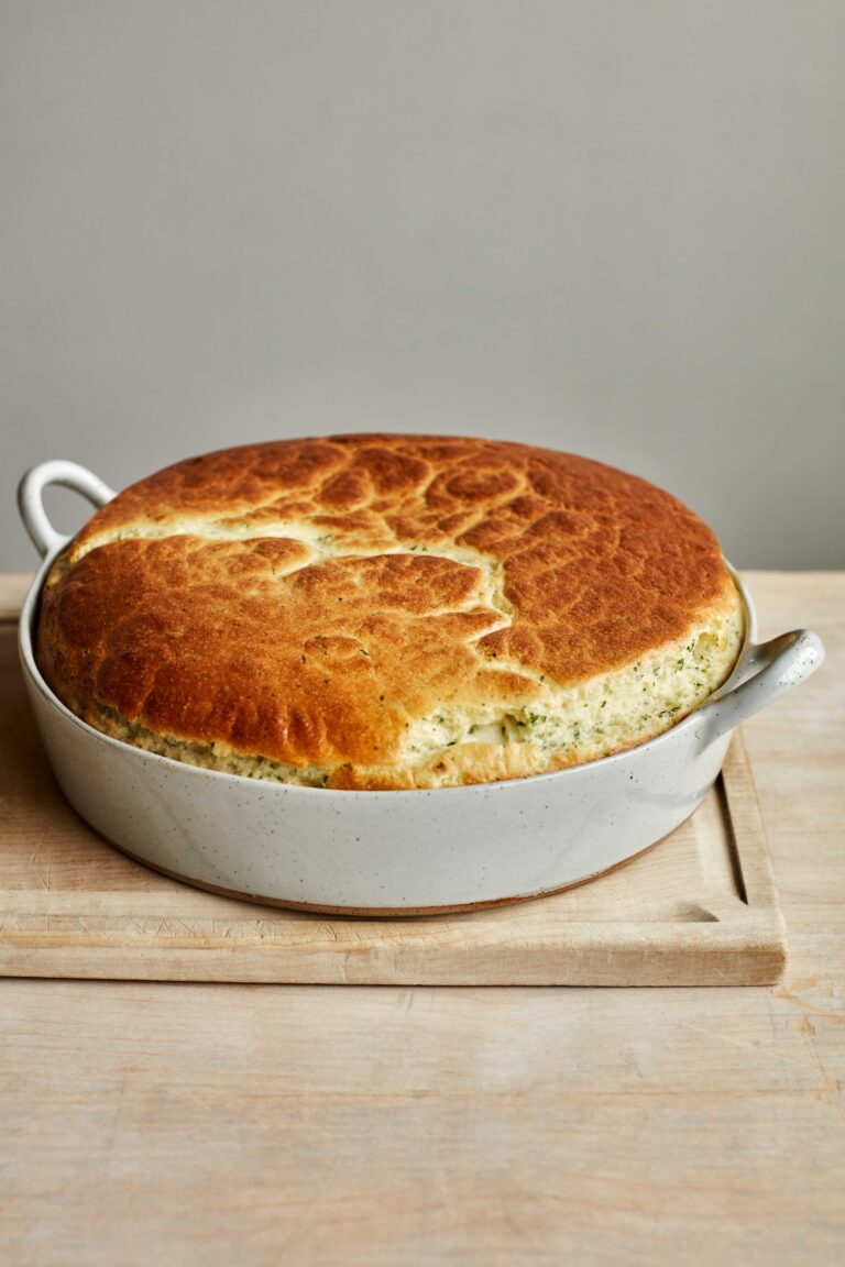 Mary Berry Bacon Mushroom and Cheese Soufflé