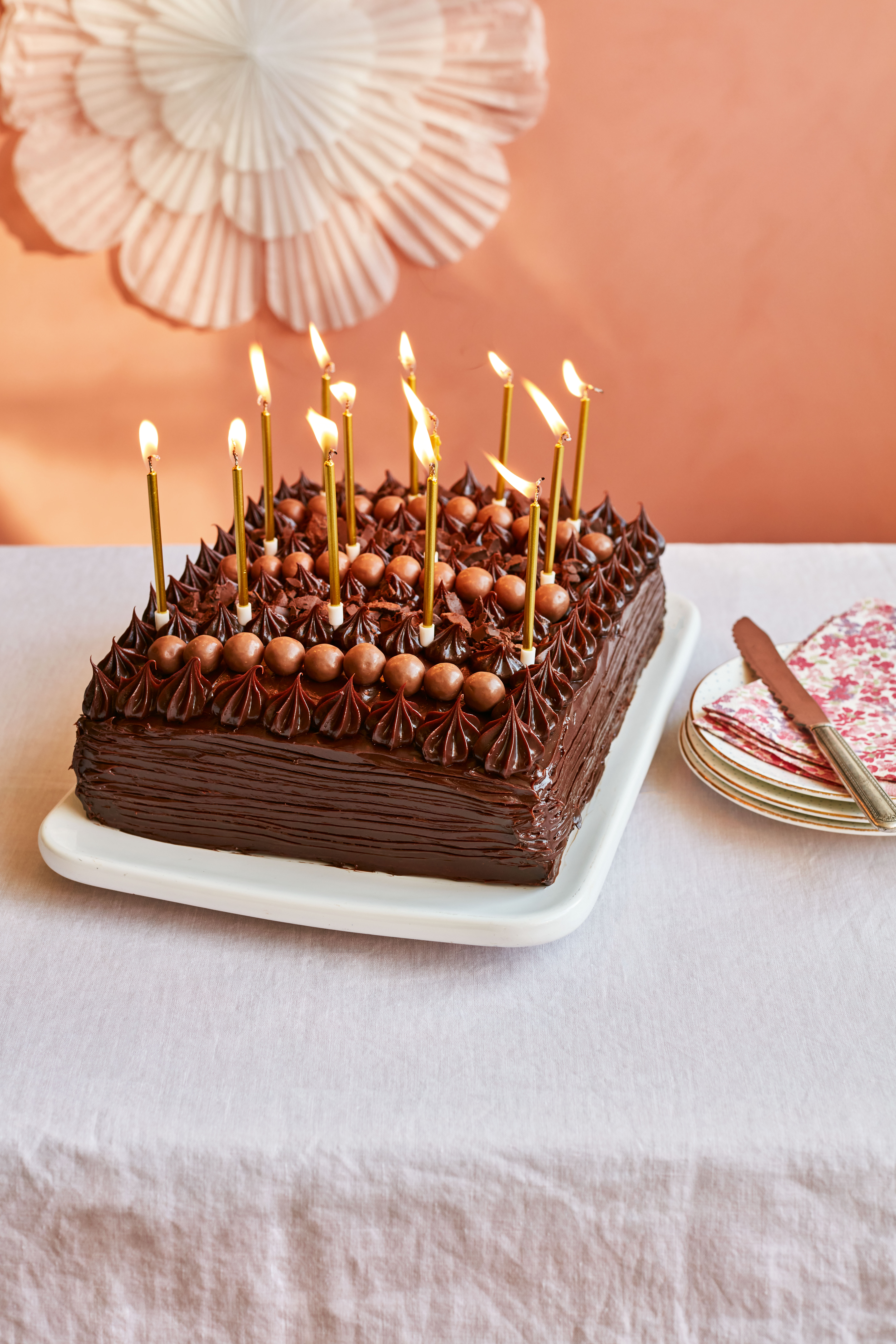Mix It Up Acrylic Rose Gold Happy Birthday Cake Topper | BIG W-nextbuild.com.vn