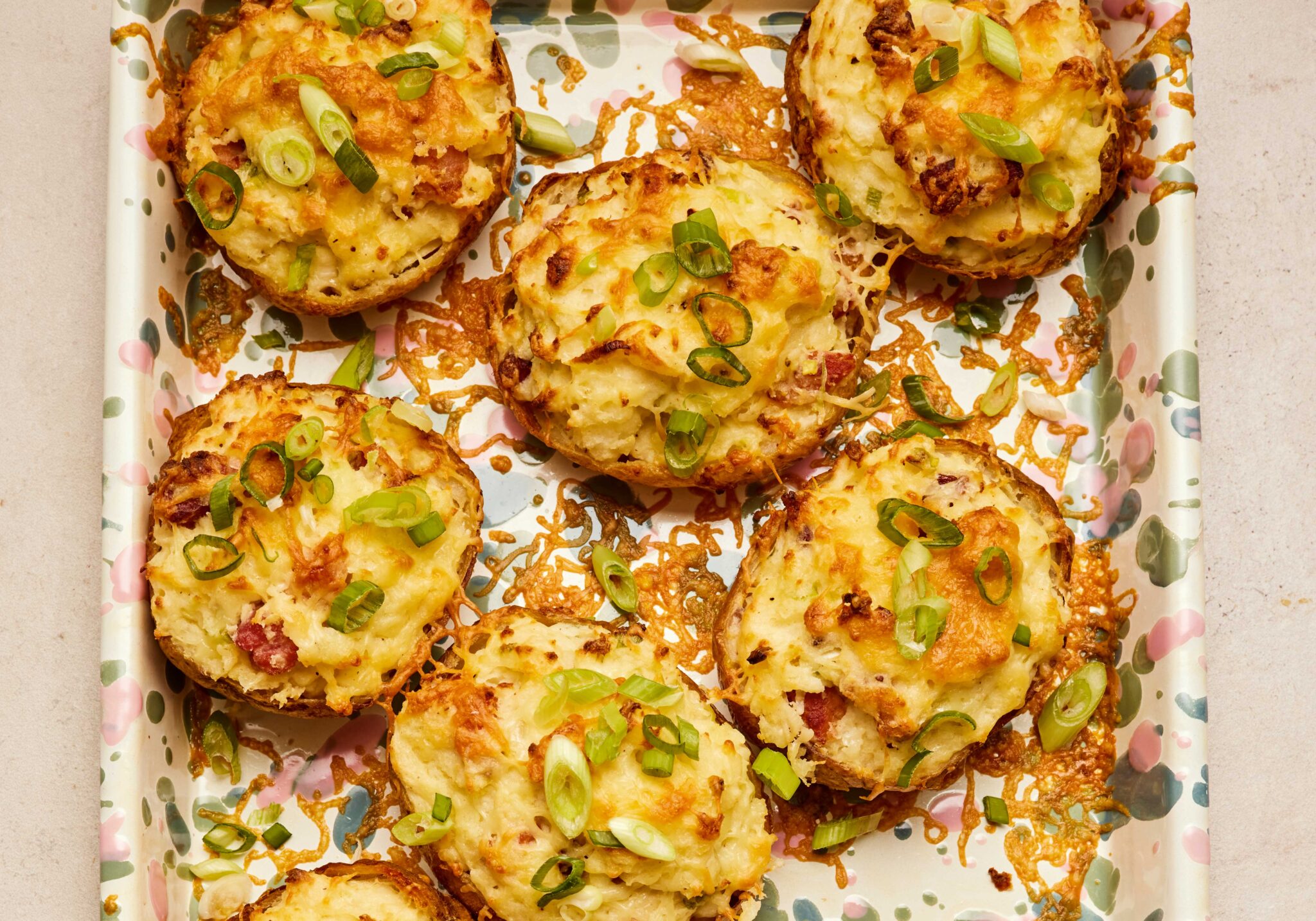 Jane's Patisserie Loaded Potato Skins Recipe Baked Potato Skins