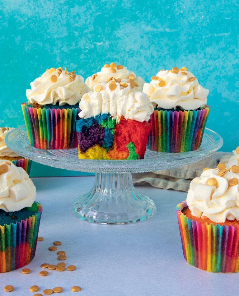 rainbow cupcakes