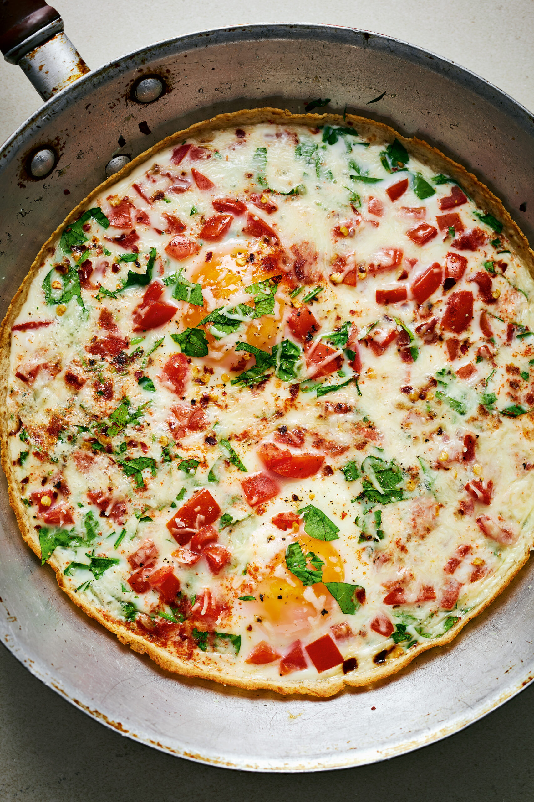 Tasty High Protein Breakfast Pizza Recipe
