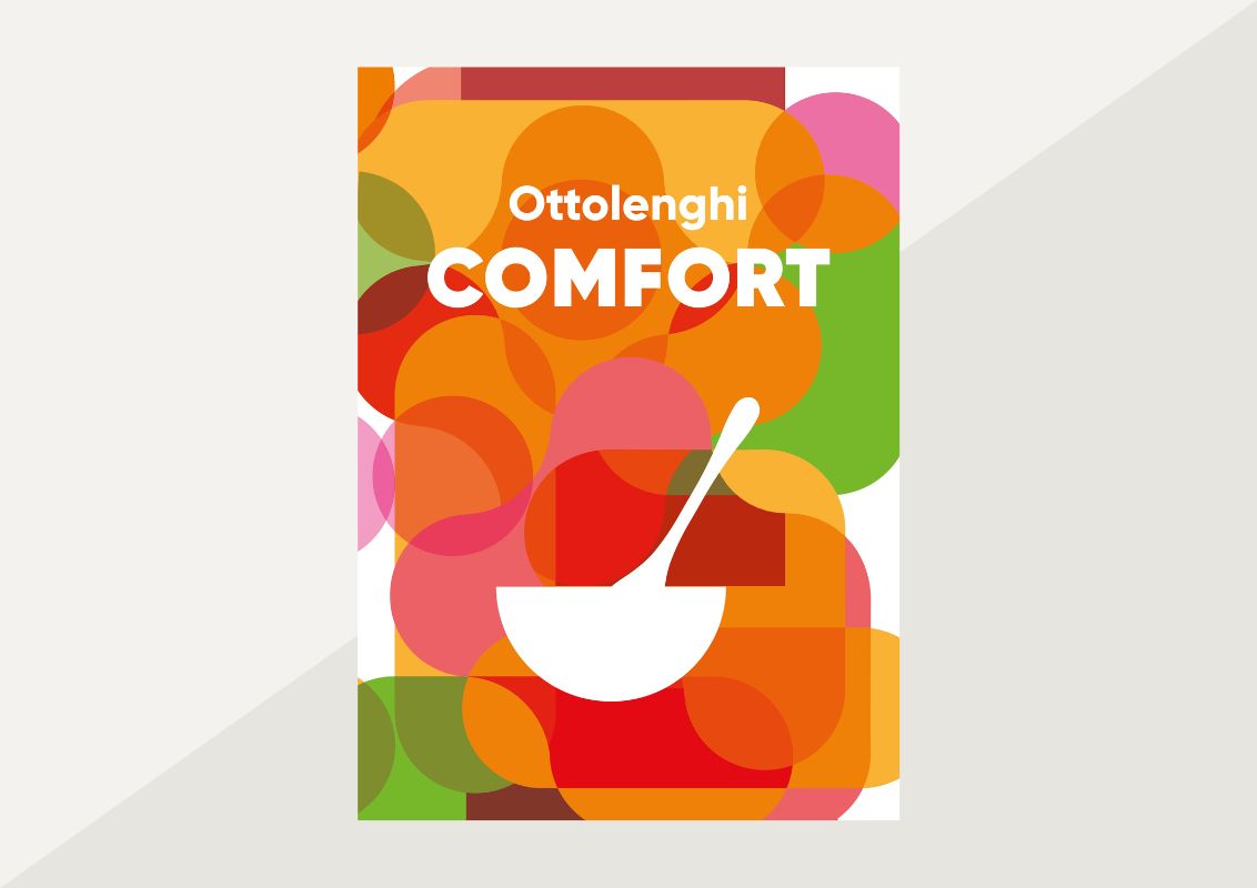 Ottolenghi COMFORT book cover against a light grey background