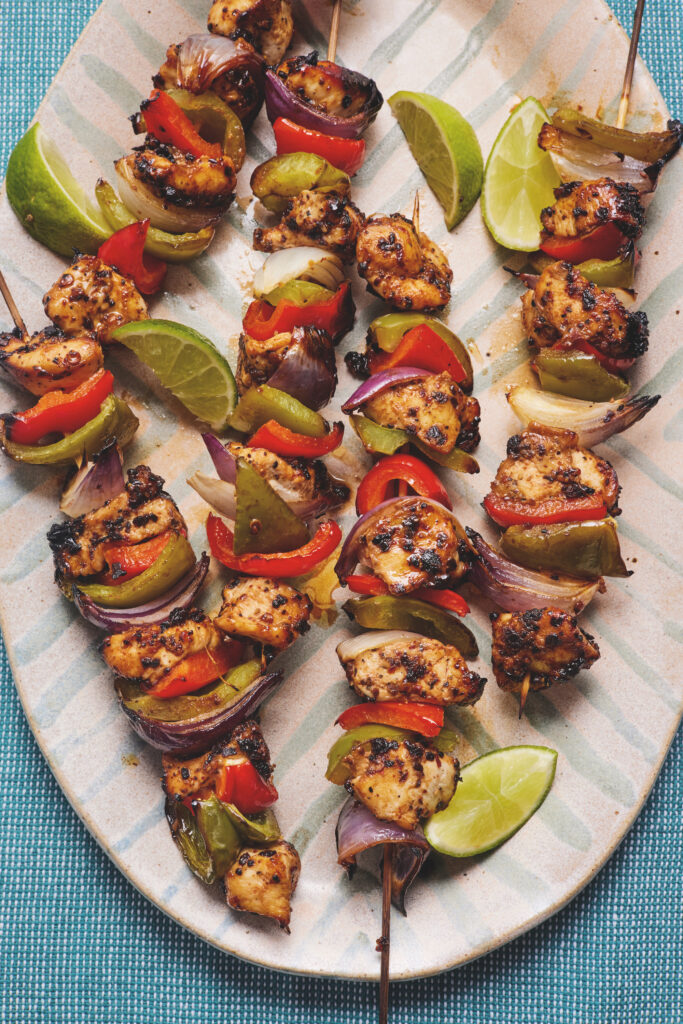 chipotle chicken skewers