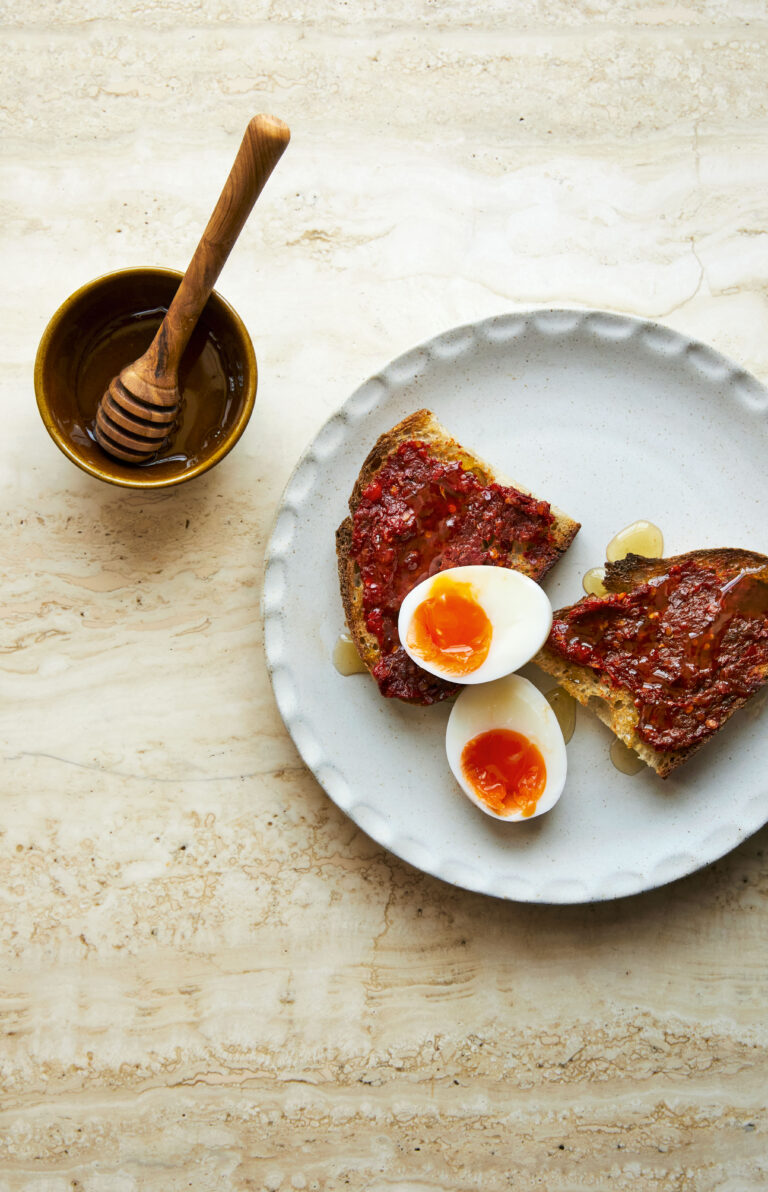 Eggs and 'Nduja on Toast Recipe