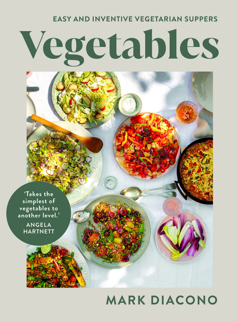 Vegetables vegetarian cookbook by Mark Diacono