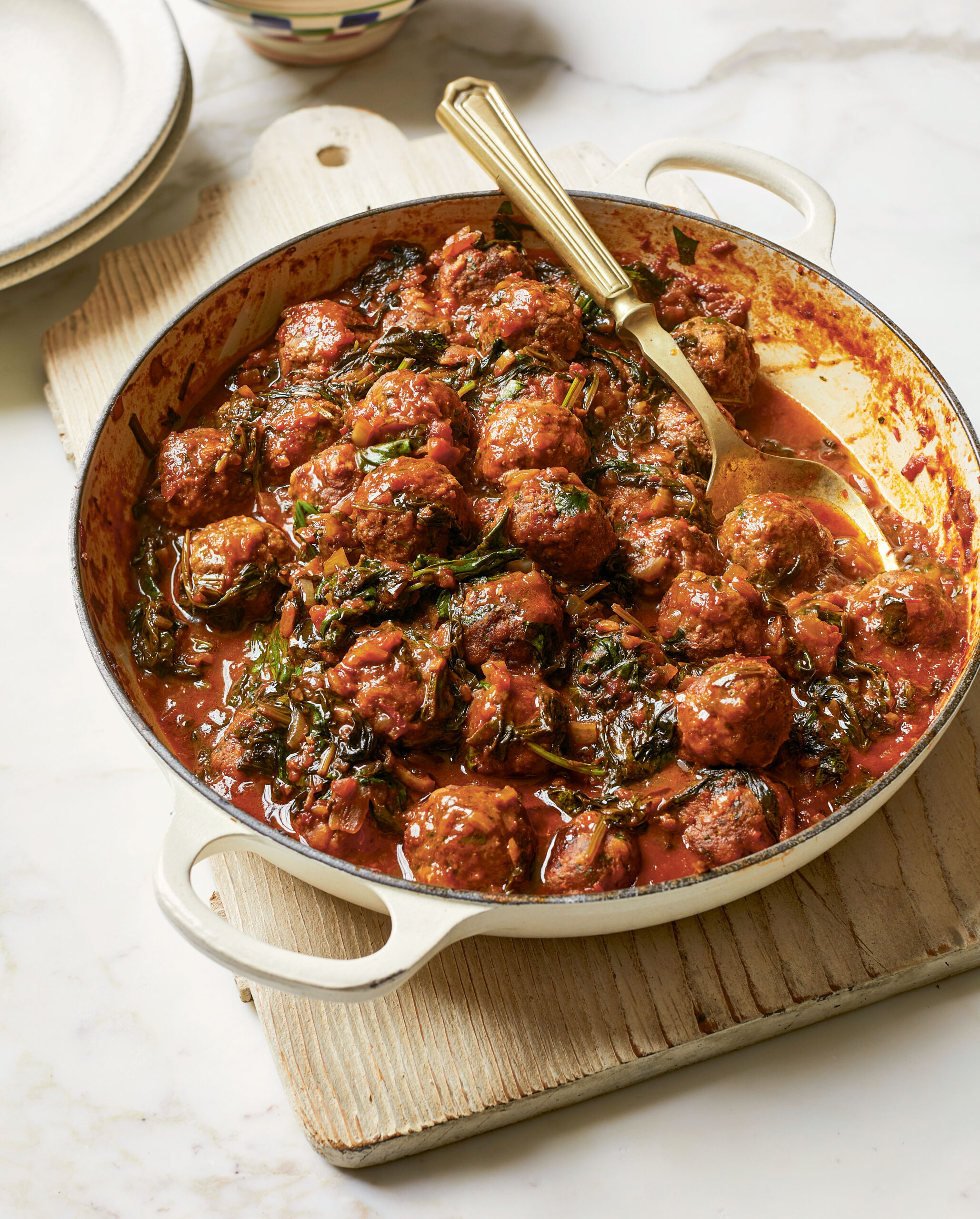 Juicy Köfte & Spinach Stew