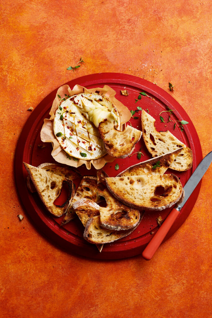 bored of lunch air fryer baked camembert recipe