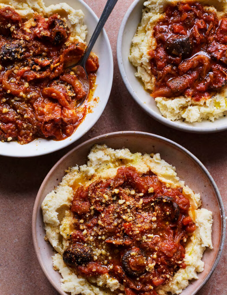 vegan aubergine ragu recipe