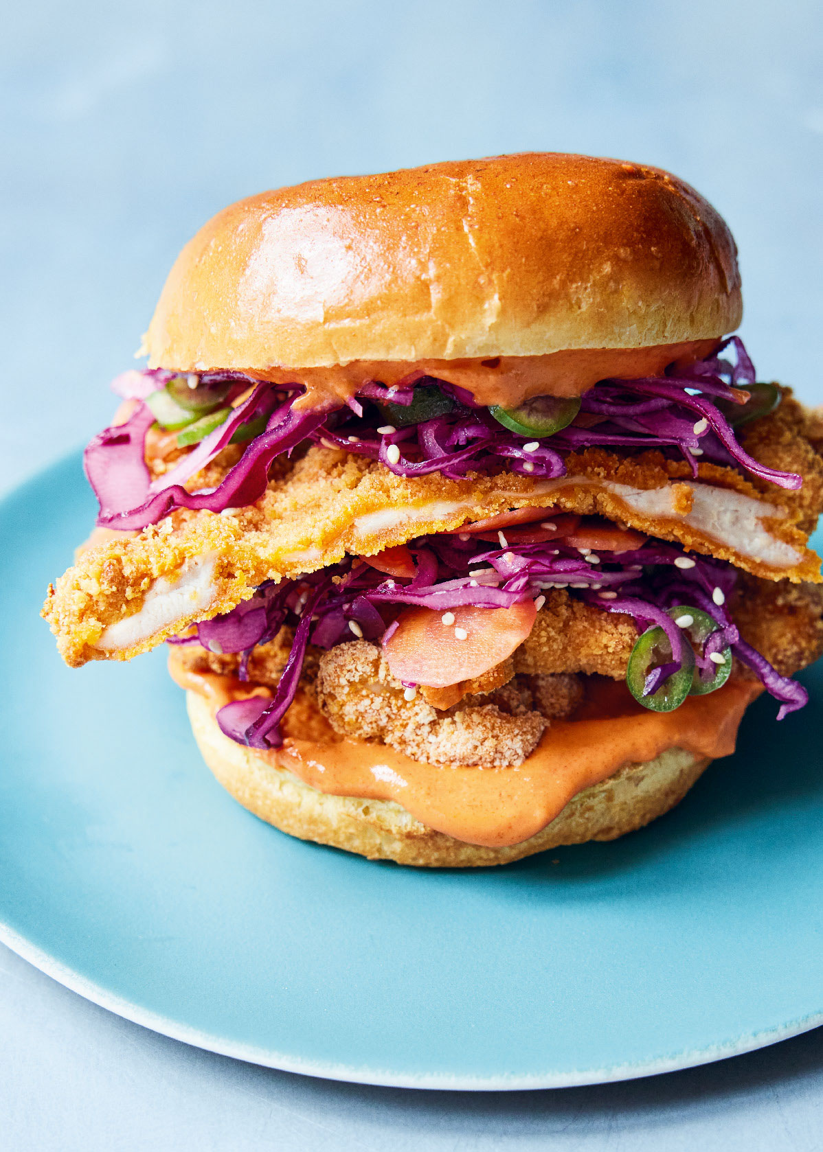 Jamie Oliver Air Fryer Chicken Gochujang Burger