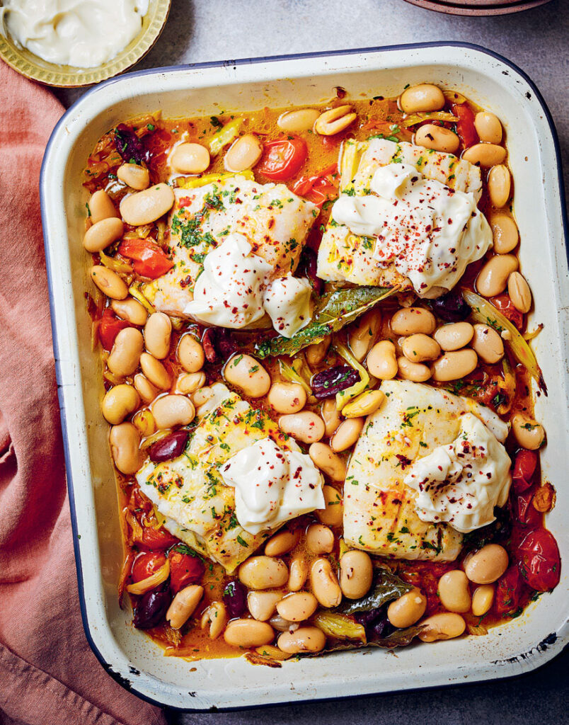 Butter Bean & Cod Tray Bake Recipe