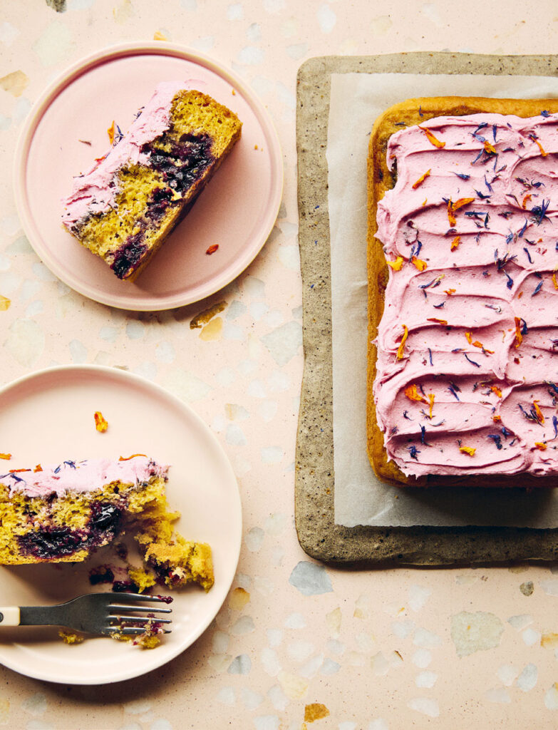 vegan lemon berry cake recipe