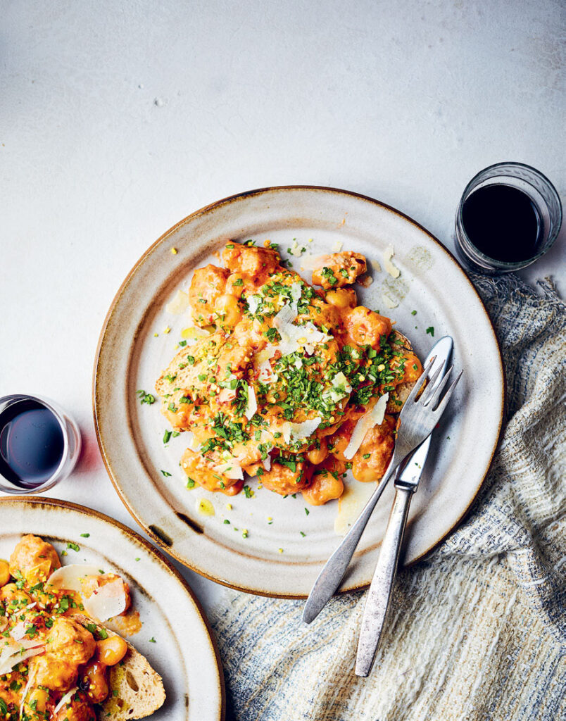 butter beans sausage mascarpone gremolata recipe