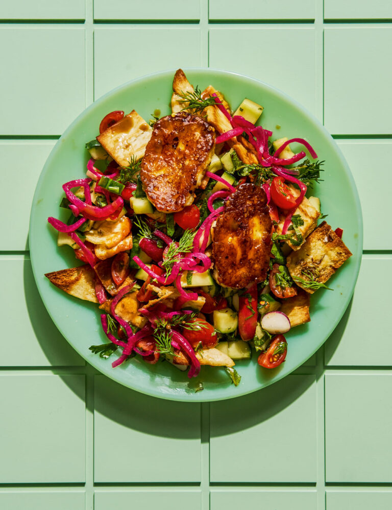 The salad project halloumi dill salad recipe