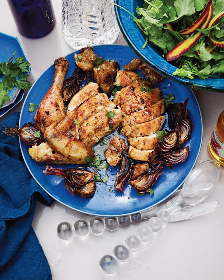 Alison-Roman-Anchovy-Butter-Chicken-with-Chicken-Fat-Croutons