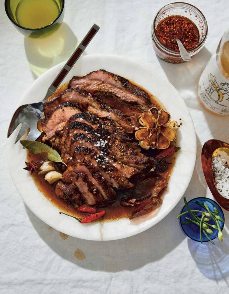 Alison Roman Soy-Braised Brisket with Caramelised Honey and Garlic