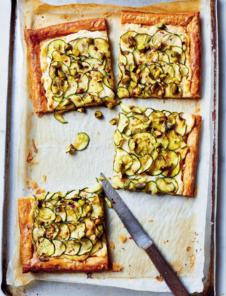 Easy Puff Pastry Courgette Tart Recipe