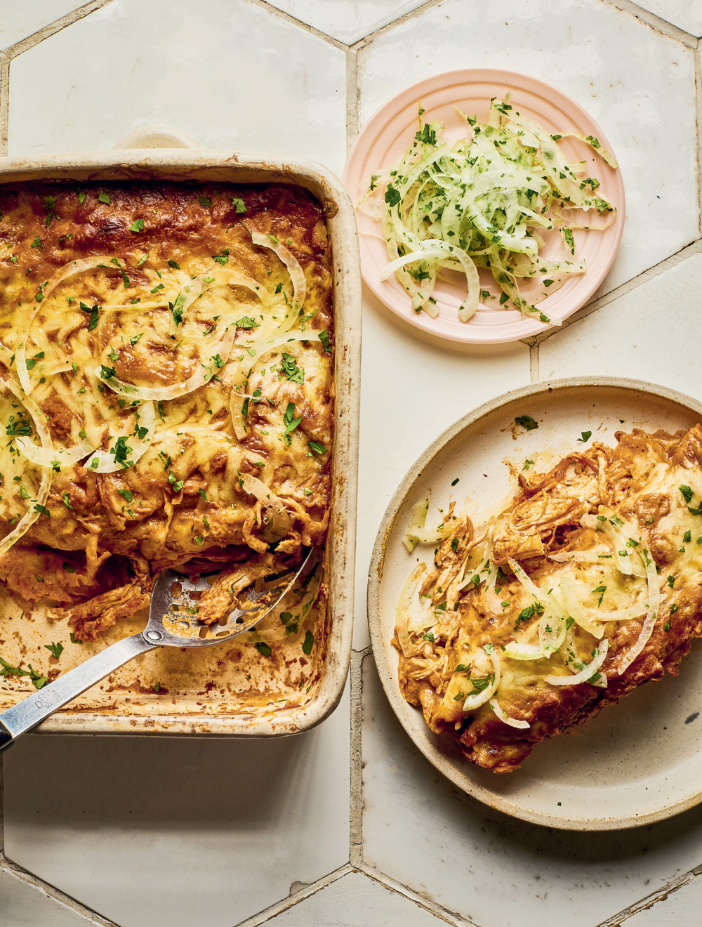 Remi Idowu's Chipotle Cream Enchiladas Recipe